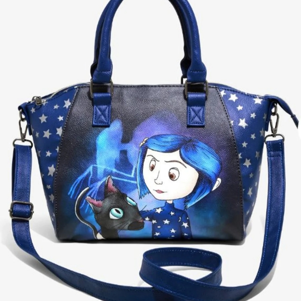 Loungefly Coraline Stars Satchel Bag